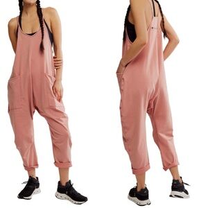 NWT FREE PEOPLE FP movement hot shot onesie petal color size S & M